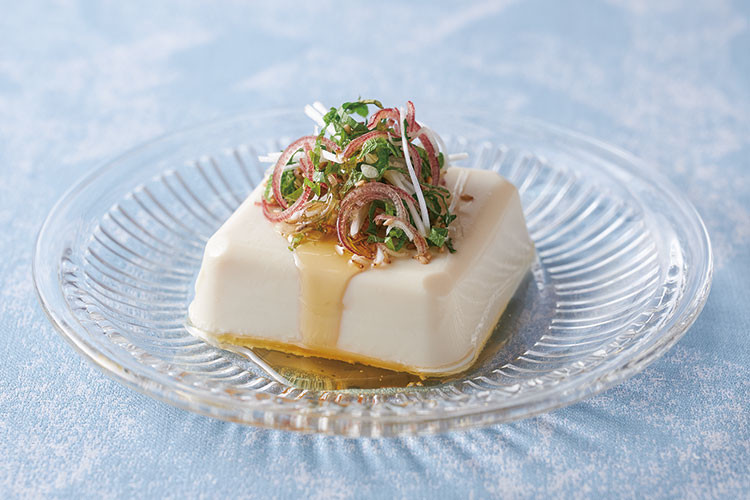 ニュースキン 3点＋レシピ 香味野菜とごまやっこ｜レシピ｜タカノフーズ株式会社