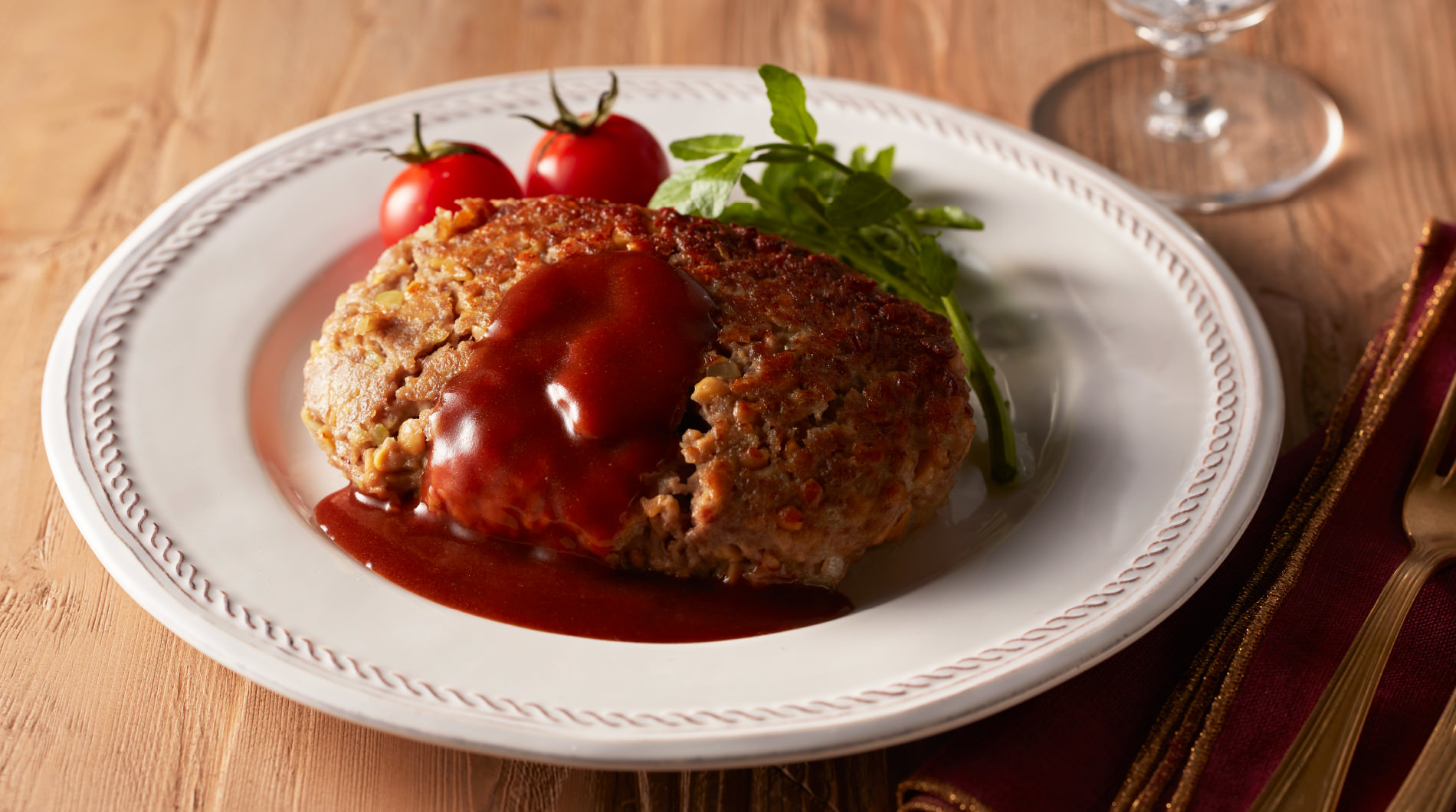 なっとうふハンバーグ