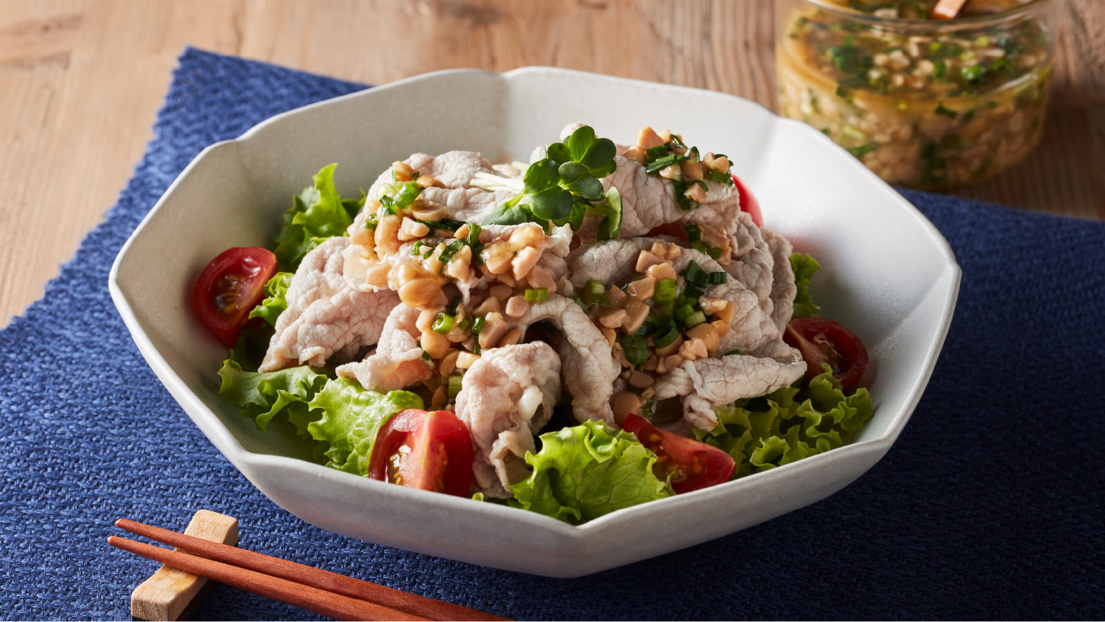 野菜たっぷり冷しゃぶ