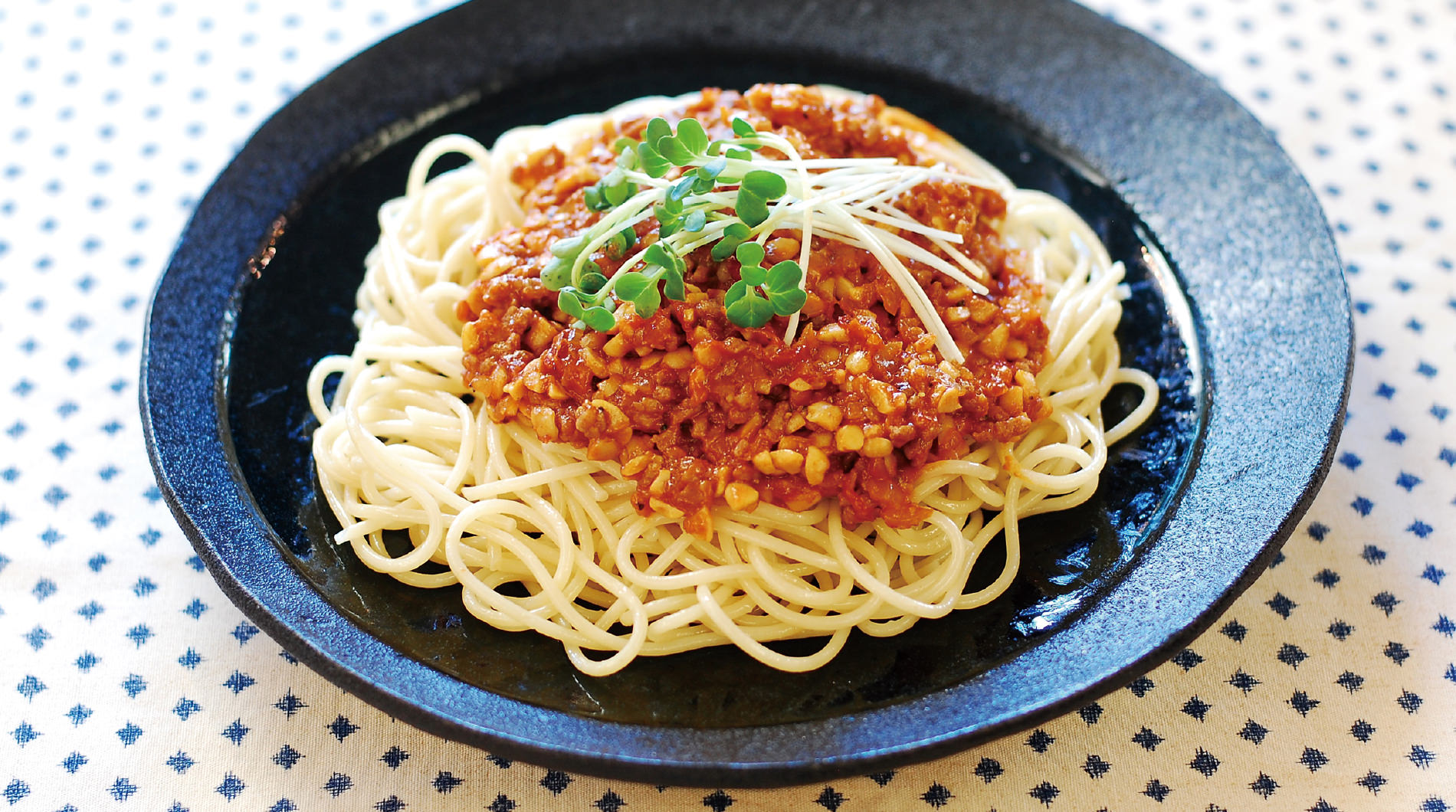 納豆ボロネーゼ