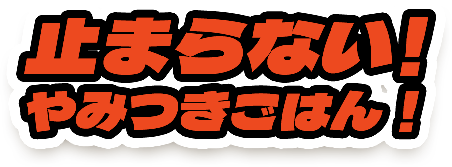 止まらない！やみつきごはん！