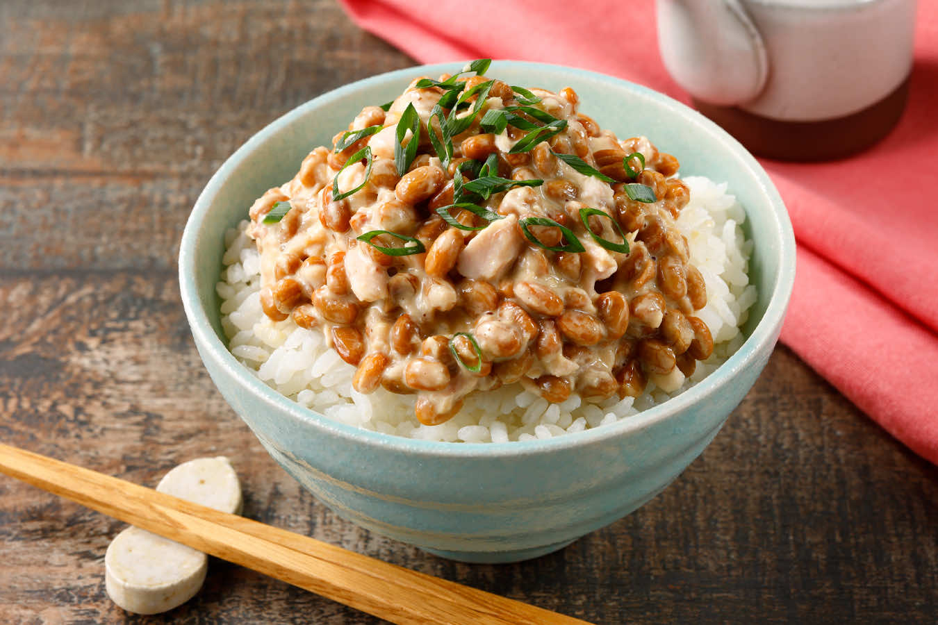 ツナマヨ納豆丼