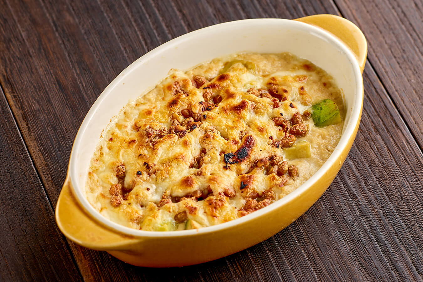 納豆みそマヨ豆腐グラタン