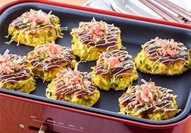 豆腐のふわとろお好み焼き