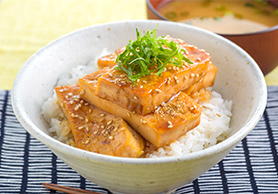 お豆腐の蒲焼き