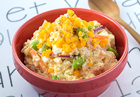 お豆腐のポテサラ風