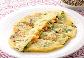 もちもちキムチ豆腐チヂミ