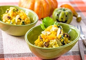 お豆腐のデリ風かぼちゃサラダ