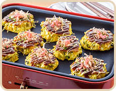 豆腐のふわとろお好み焼き