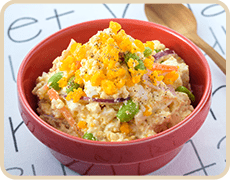 お豆腐のポテサラ風