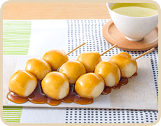 ふわもちみたらし団子