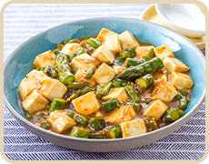 グリーン麻婆豆腐