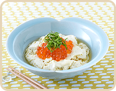 くずし冷ややっこ