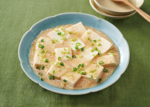 豆腐の明太子ソース煮