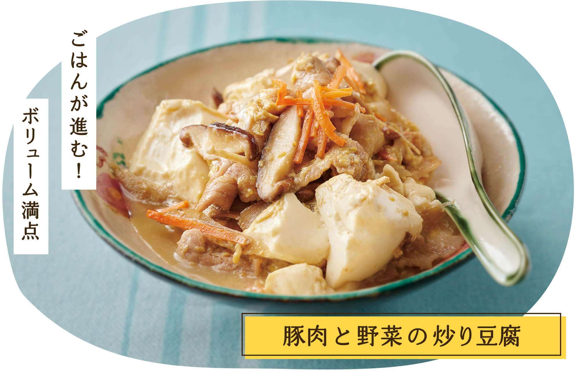 豚肉と野菜の炒り豆腐