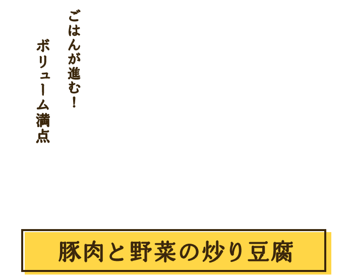 豚肉と野菜の炒り豆腐